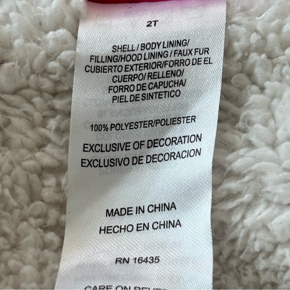 Disney Junior Minnie Mouse Girl’s Coat/Outerwear - Size 2T - Picture 7 of 14